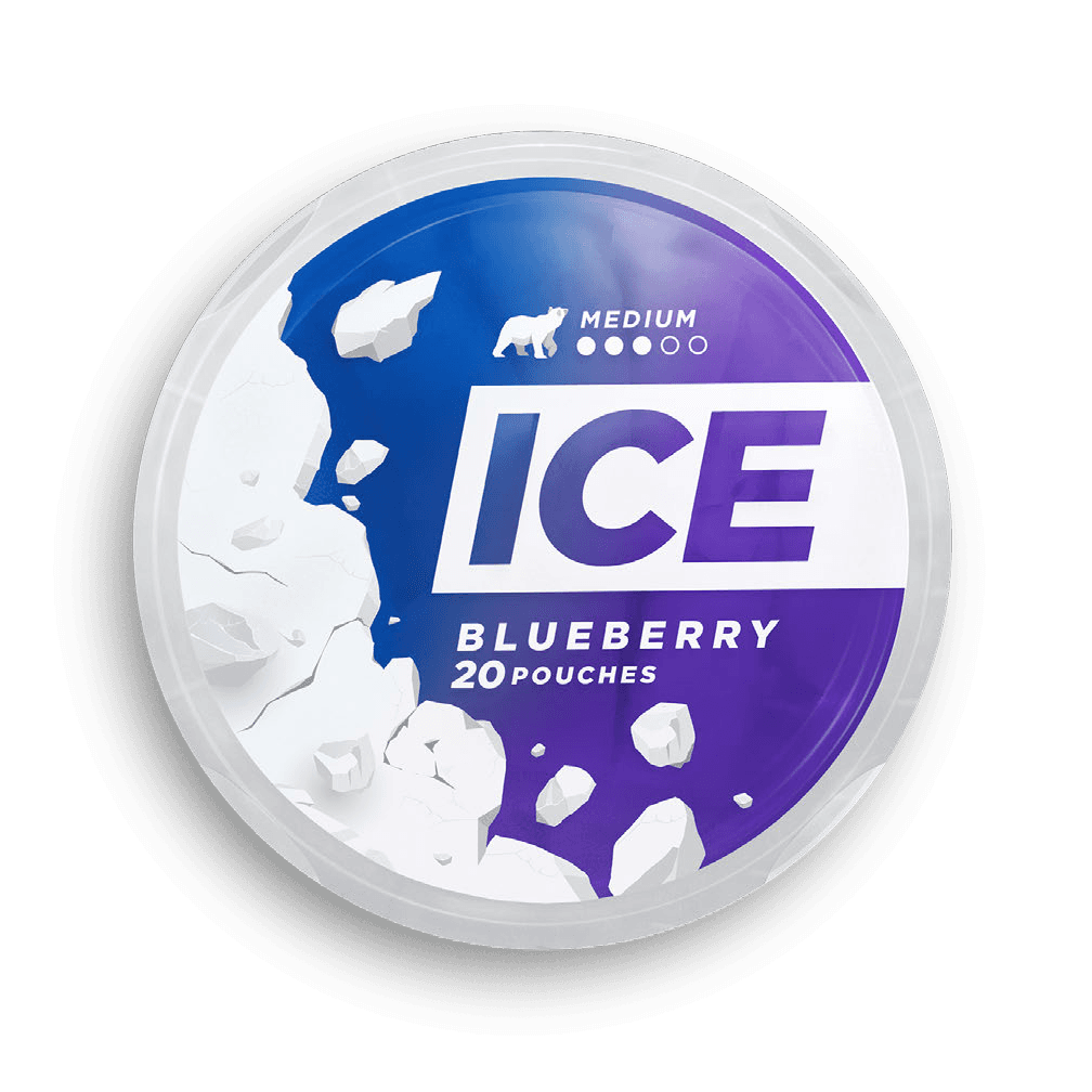 ICE Pouch Blueberry nicotine pouches can