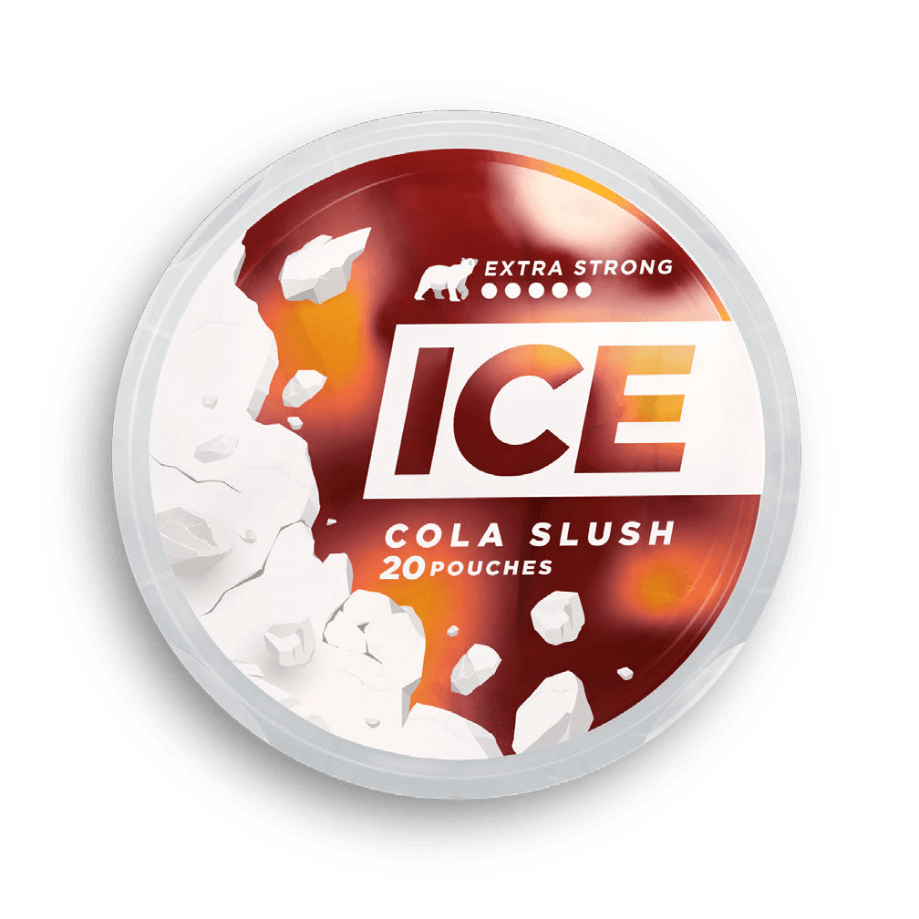 ICE Pouch Cola Slush nicotine pouches can