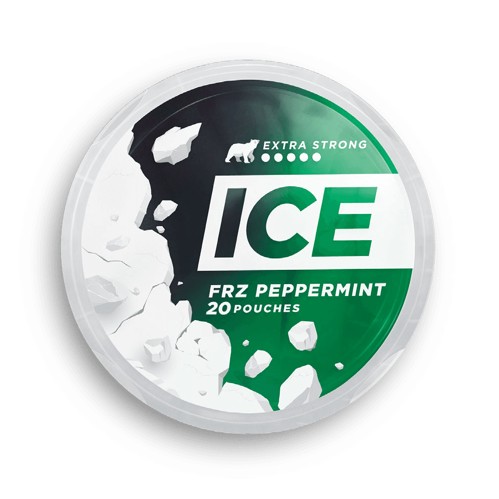 ICE Pouch FRZ Peppermint nicotine pouches can