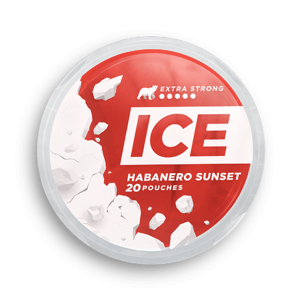 ICE Pouch Habanero Sunset nicotine pouches can