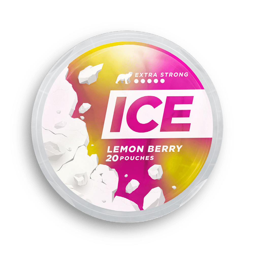 ICE Pouch Lemon Berry nicotine pouches can