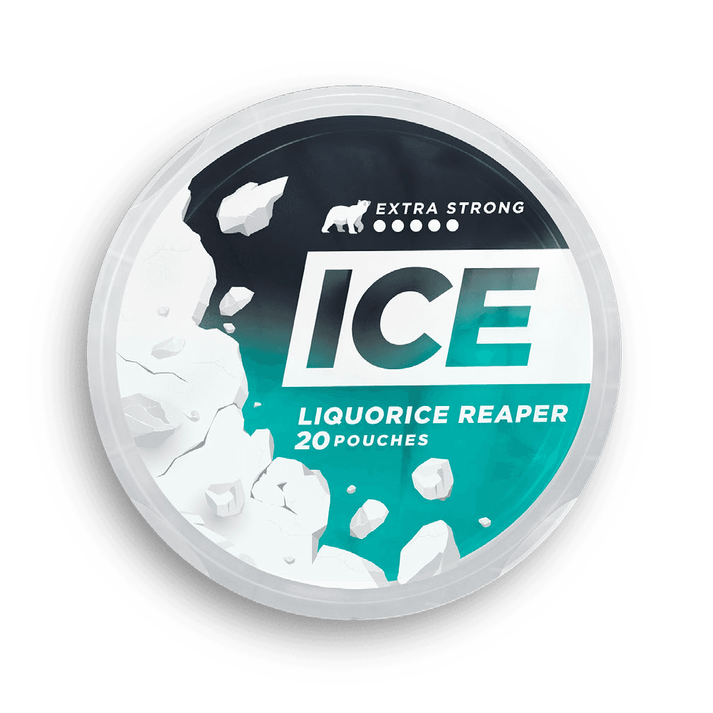 ICE Pouch Liquorice Reaper nicotine pouches can