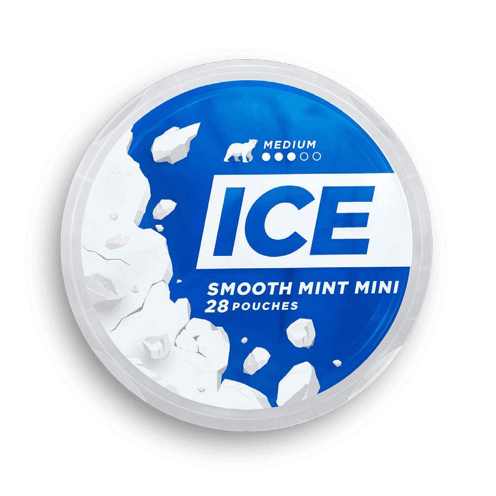 ICE Pouch Smooth Mint Mini nicotine pouches can