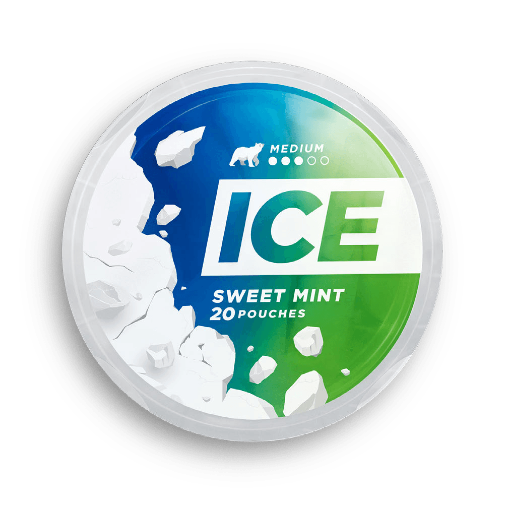 ICE Pouch Sweet Mint nicotine pouches can