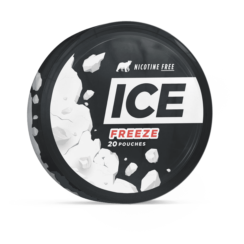 ICE Pouch Freeze nicotine-free pouches can