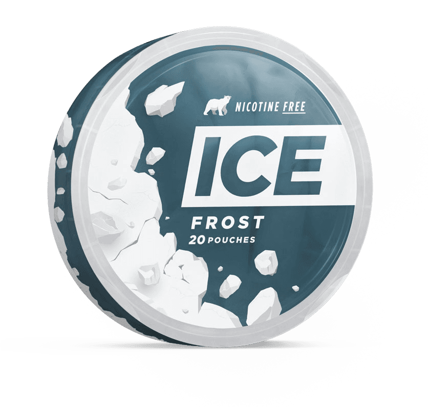 ICE Pouch Frost nicotine-free pouches can