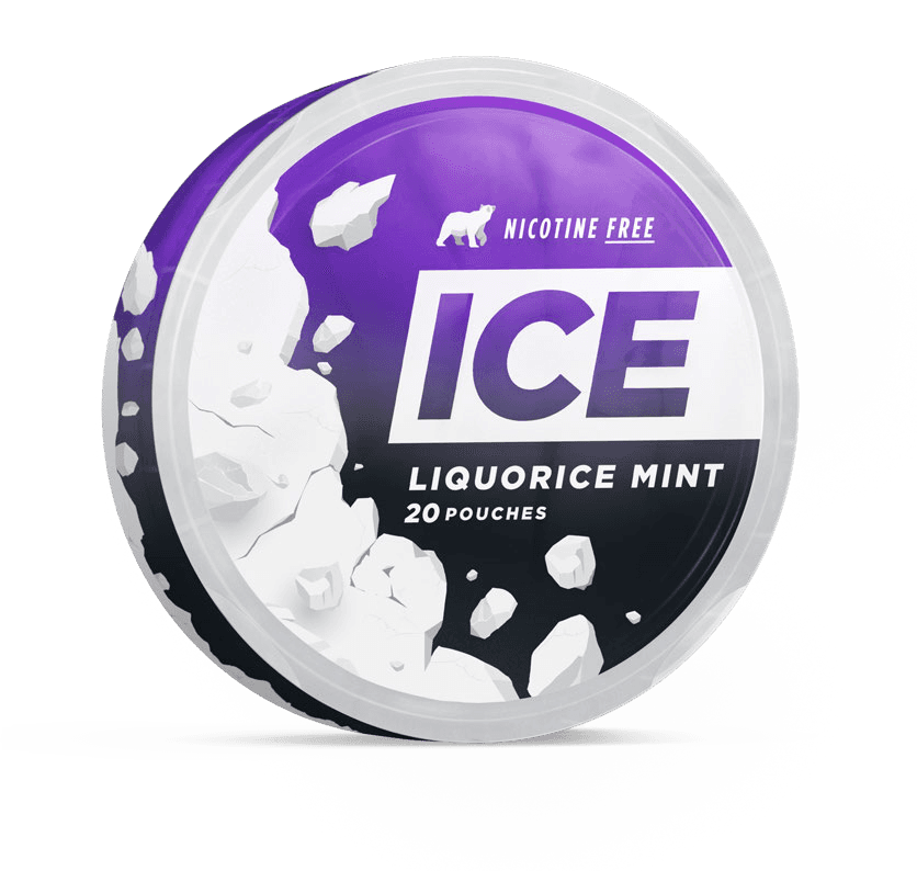 ICE Pouch Liquorice Mint nicotine-free pouches can